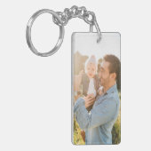 Drive Safe Daddy Happy Vatertag Foto Schlüsselanhänger (Vorderseite links)