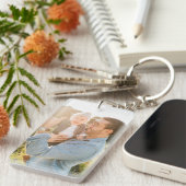 Drive Safe Daddy Happy Vatertag Foto Schlüsselanhänger (Vorderseite rechts)