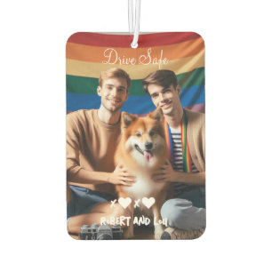 Drive Safe Gay Couple Liebe   Benutzerdefiniertes  Autolufterfrischer