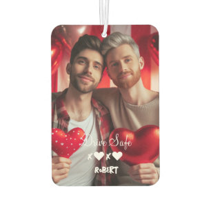 Drive Safe Gay Couple Liebe   Benutzerdefiniertes  Autolufterfrischer
