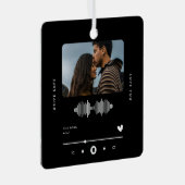 Drive Safe Music Player Foto Car Ornament Aus Metall (Vorderseite Rechts)