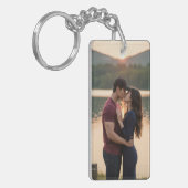 Drive safe my love Minimalist Love Keychain Schlüsselanhänger (Vorderseite links)