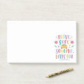 Drive safe someone loves you post-it klebezettel (Auf Schreibtisch)