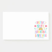 Drive safe someone loves you post-it klebezettel (Vorderseite)