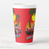 'Drive the Legend' v02 Latte-Mug Milchtasse (Vorderseite)