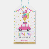 Drive Through Girl Birthday Sweet Leckereien Gefal Geschenkanhänger (Vorderseite)