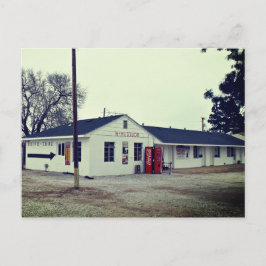 Drive-Through Liquor Shop in Kingman Kansas Postkarte