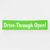 Drive Through Open! Banner (Horizontal)