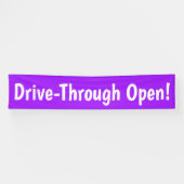 Drive Through Open! Banner (Horizontal)