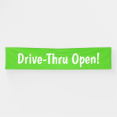 Drive-Thru offen! Banner (Horizontal)