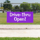 Drive-Thru offen! Banner (Insitu)