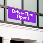Drive-Thru offen! Banner (Äußeres Gebäude)