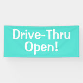 Drive-Thru offen! Banner (Horizontal)
