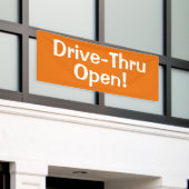 Drive-Thru offen! Banner (Äußeres Gebäude)