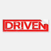 Driven Briefmarke Autoaufkleber (Vorne)