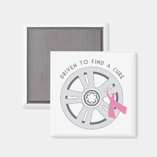 Driven to Find a Cure Magnet (Vorderseite/Rückseite)