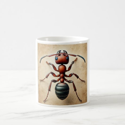 Driver Ant Dorylus 061124IREF223 - Watercolor Kaffeetasse (Mittel)