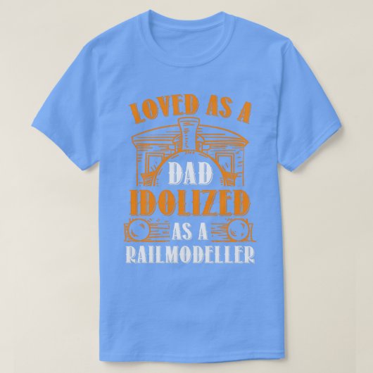 Driver Driving The Train Over The Tracks 6 T-Shirt (Design vorne)