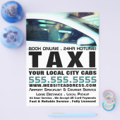 Driver, Taxi Cab Firm with Price List Flyer (Einzeln)
