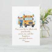 Driver's birthday karte (Stehend Vorderseite)