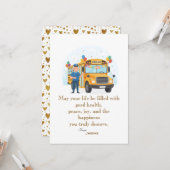 Driver's birthday karte (Vorderseite/Rückseite Beispiel)