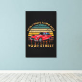 Drivers License - Now I Drive Alone Past Your Stre Leinwanddruck (Insitu (Holzboden))