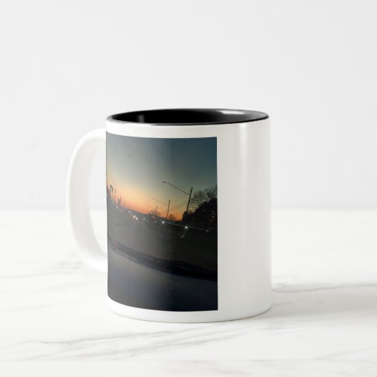 Drivin' Zweifarbige Tasse (Vorderseite Links)