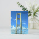 Driving Across the Mackinac Bridge Postkarte (Stehend Vorderseite)