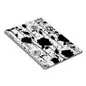 Driving Black Rose Spiral Notebook Notizblock (Rechte Seite)