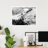 Driving cattle in the winter. poster (Heimbüro)