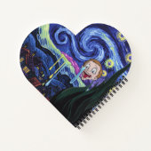 Driving Face Galaxy Notebook Notizblock (Rückseite)