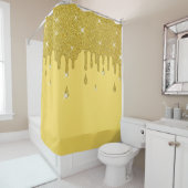 Driving Gold Glitzer Effect & Glitzern Duschvorhang (Beispiel)