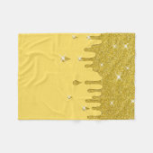 Driving Gold Glitzer Effect & Glitzern Fleecedecke (Vorderseite (Horizontal))