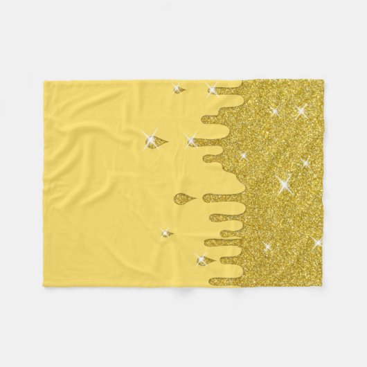 Driving Gold Glitzer Effect & Glitzern Fleecedecke (Vorderseite (Horizontal))