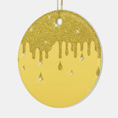 Driving Gold Glitzer Effect & Glitzern Keramik Ornament (Links)