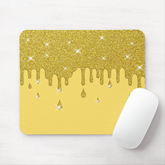 Driving Gold Glitzer Effect & Glitzern Mousepad (Mit Mouse)