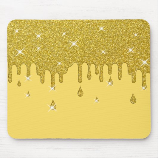 Driving Gold Glitzer Effect & Glitzern Mousepad (Vorne)