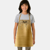 Driving Gold Glitzer Glam Personalisiert S Schürze (Insitu)