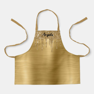 Driving Gold Glitzer Glam Personalisiert S Schürze