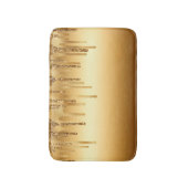 Driving Gold Paint Glitzer Accelerator Funkelnd Badematte (Vorderseite Vertikal)
