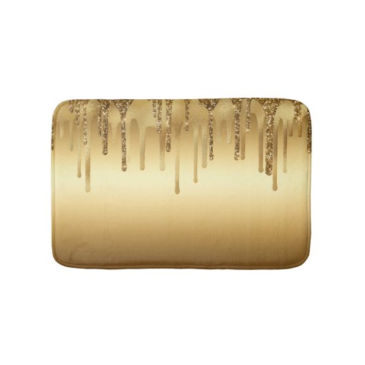 Driving Gold Paint Glitzer Accelerator Funkelnd Badematte (Vorderseite)