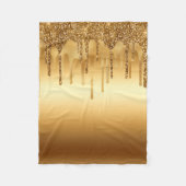 Driving Gold Paint Glitzer Accelerator Funkelnd Fleecedecke (Vorderseite)