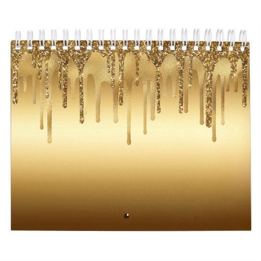 Driving Gold Paint Glitzer Accelerator Funkelnd Kalender (Titelbild)