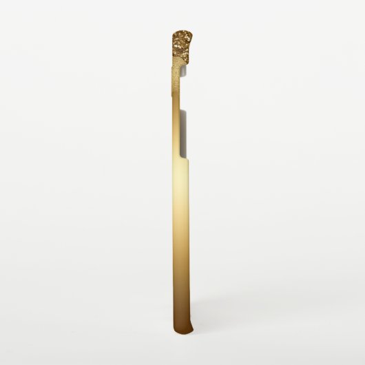 Driving Gold Paint Glitzer Akzent Funkelnd Kunst Samsung Galaxy Hülle (Linke Seite)