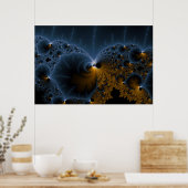 Driving Jellies - Fraktal Art Poster (Küche)