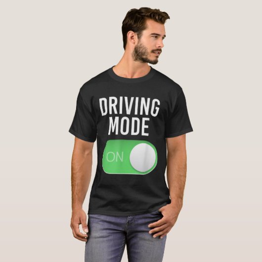 Driving Mode On 16 Year Old New Driver Funny Birth T-Shirt (Vorne ganz)