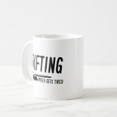 Driving Niemals ermüdet Kaffeetasse (Vorderseite Links)