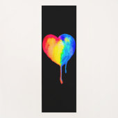 Driving Rainbow Heart Yoga Mat Yogamatte (Vorderseite)