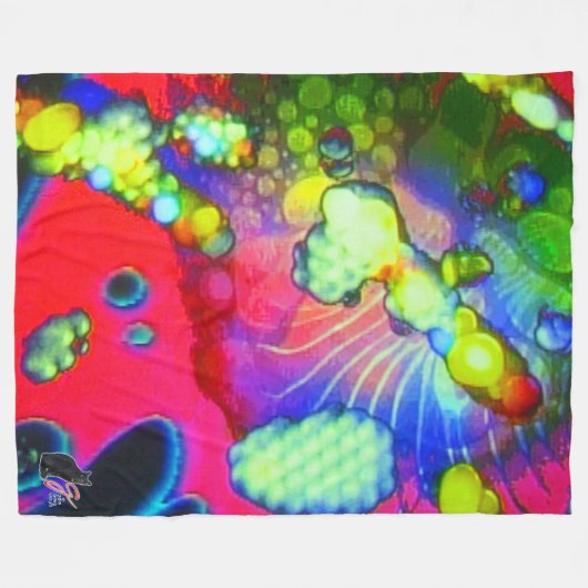 Driving Reverie Fleecedecke (Vorderseite (Horizontal))