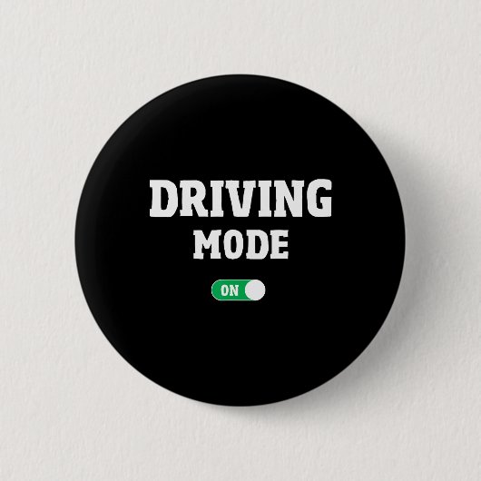 Driving School Test - Funny Driver's License Drivi Button (Vorderseite)